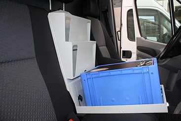 organizer para cabina de conducción